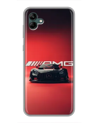 Чехол для Samsung Galaxy A04 с картинкой «Mercedes AMG — красная линия»