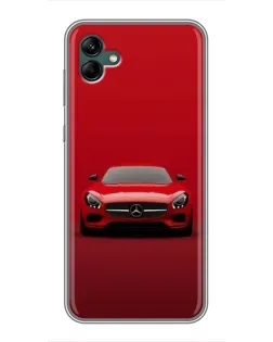 Чохол для Samsung Galaxy A04 з картинкою «Червоний Mercedes AMG»