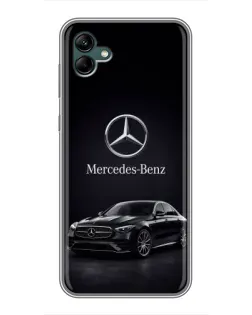 Чехол для Samsung Galaxy A04 с картинкой «Mercedes — решетка радиатора»