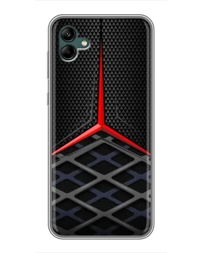 Чехол для Samsung Galaxy A04 с картинкой «Mercedes Carbon Grid»
