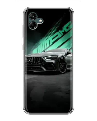 Чехол для Samsung Galaxy A04 с картинкой «Темный Mercedes AMG»