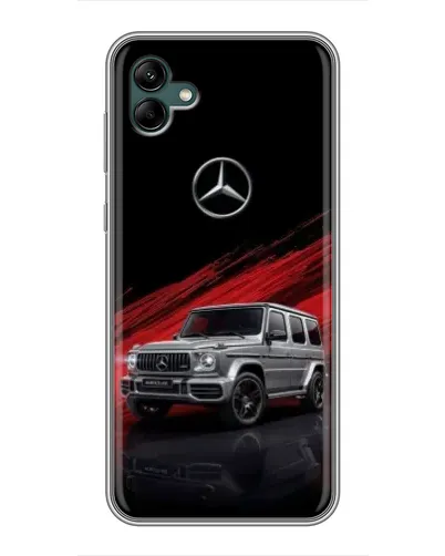 Чехол для Samsung Galaxy A04 с картинкой «Mercedes G-Class красный»