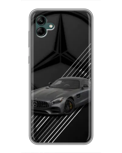 Чехол для Samsung Galaxy A04 с картинкой «Mercedes AMG — графика»