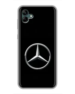 Чехол для Samsung Galaxy A04 с картинкой «Mercedes классический лого»