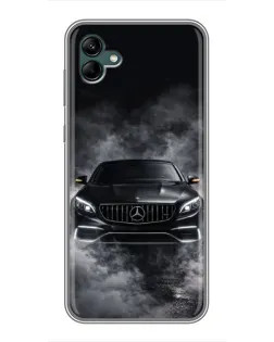 Чехол для Samsung Galaxy A04 с картинкой «Mercedes в дыму»