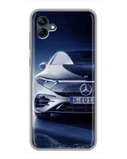 Чехол для Samsung Galaxy A04 с картинкой «Mercedes EQ — будущее»