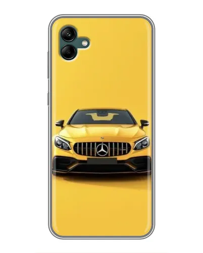 Чехол для Samsung Galaxy A04 с картинкой «Желтый Mercedes GT»