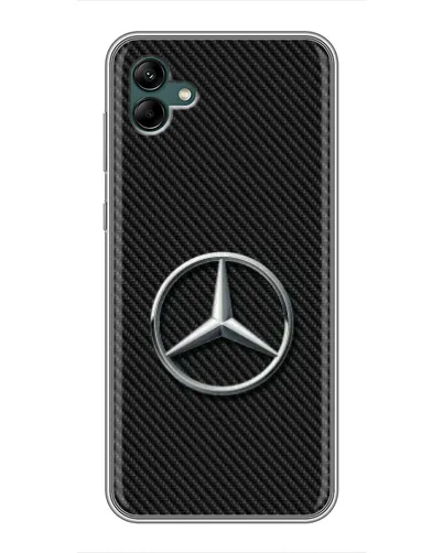 Чехол для Samsung Galaxy A04 с картинкой «Карбоновый Mercedes стиль»
