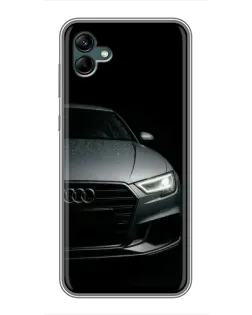 Чехол для Samsung Galaxy A04 с картинкой «Audi — детализация кузова»