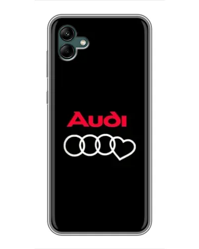 Чехол для Samsung Galaxy A04 с картинкой «Логотип Audi Heart»