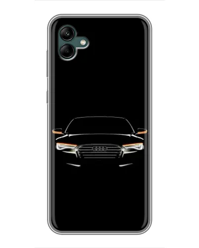 Чехол для Samsung Galaxy A04 с картинкой «Audi — ночной контур»