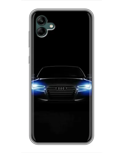 Чехол для Samsung Galaxy A04 с картинкой «Audi в неоне»
