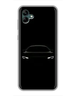 Чехол для Samsung Galaxy A04 с картинкой «Взгляд Audi в темноте»