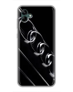 Чехол для Samsung Galaxy A04 с картинкой «Audi — абстрактные кольца»