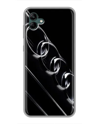 Чехол для Samsung Galaxy A04 с картинкой «Audi — абстрактные кольца»