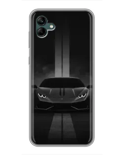 Чехол для Samsung Galaxy A04 с картинкой «Lamborghini симметрия дорог»