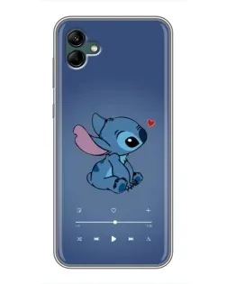 Чехол для Samsung Galaxy A04 с картинкой «Музыкальный Stitch»