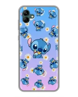 Чехол для Samsung Galaxy A04 с картинкой «Паттерн со Стичем»
