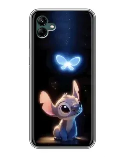 Чехол для Samsung Galaxy A04 с картинкой «Сияющий Стич»