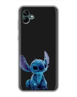 Чохол для Samsung Galaxy A04 з картинкою «Стіч на чорному»