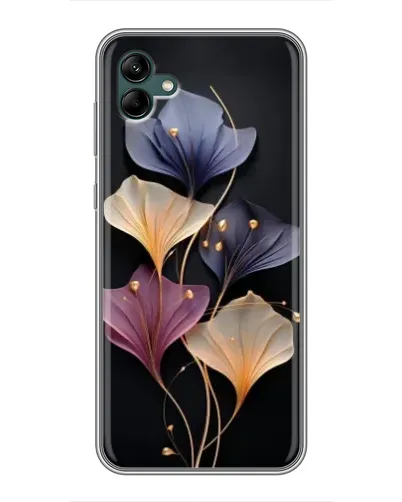Чохол для Samsung Galaxy A04 з картинкою «Лілові квіти грації»