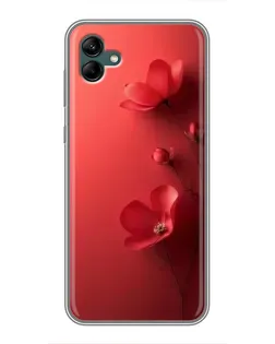 Чохол для Samsung Galaxy A04 з картинкою «Макові суцвіття»