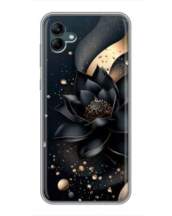 Чохол для Samsung Galaxy A04 з картинкою «Чорний лотос»