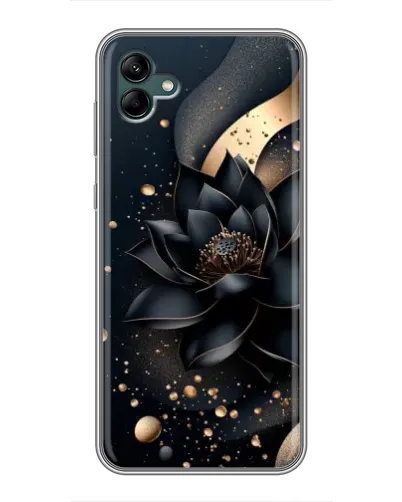 Чохол для Samsung Galaxy A04 з картинкою «Чорний лотос»