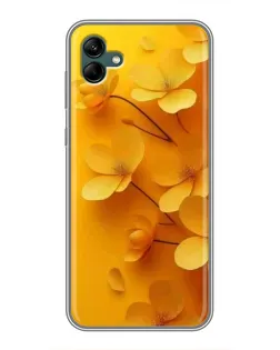 Чохол для Samsung Galaxy A04 з картинкою «Золоті пелюстки»