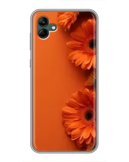 Чохол для Samsung Galaxy A04 з картинкою «Помаранчеві гербери»