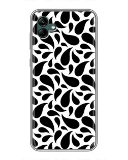 Чохол для Samsung Galaxy A04 з картинкою «Контрастні чорні краплі»