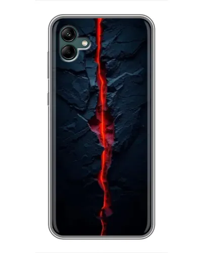 Чохол для Samsung Galaxy A04 з картинкою «Червона лавова тріщина»