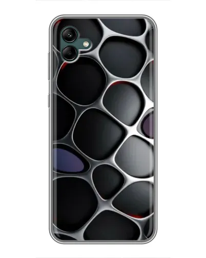 Чохол для Samsung Galaxy A04 з картинкою «Об'ємна темна решітка»