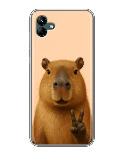 Чохол для Samsung Galaxy A04 з картинкою «Капібара вікторія»
