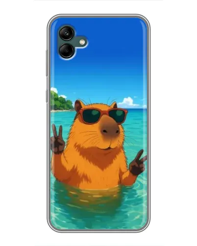 Чохол для Samsung Galaxy A04 з картинкою «Морська капібара»