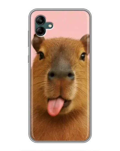 Чохол для Samsung Galaxy A04 з картинкою «Капібара з язиком»