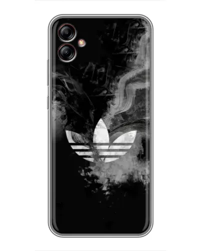 Чехол для Samsung Galaxy A04e (A042) с картинкой «Абстрактный дым Adidas»