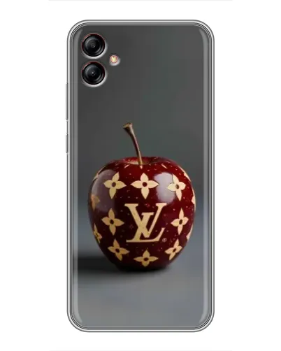 Чехол для Samsung Galaxy A04e (A042) с картинкой «Красное яблоко LV»