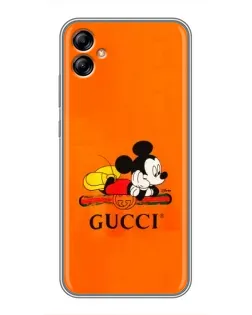 Чехол для Samsung Galaxy A04e (A042) с картинкой «Микки Маус Gucci — оранж» Чехол для Samsung Galaxy A04e (A042) с картинкой «Микки Маус Gucci — оранж»