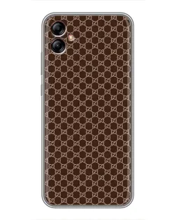 Чехол для Samsung Galaxy A04e (A042) с картинкой «Gucci — шоколадная сетка» Чехол для Samsung Galaxy A04e (A042) с картинкой «Gucci — шоколадная сетка»