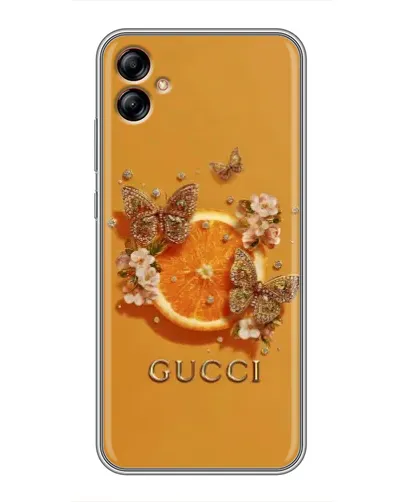 Чехол для Samsung Galaxy A04e (A042) с картинкой «Gucci — золотые бабочки» Чехол для Samsung Galaxy A04e (A042) с картинкой «Gucci — золотые бабочки»