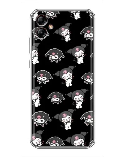 Чехол для Samsung Galaxy A04e (A042) с картинкой «Черный паттерн Kuromi» Чехол для Samsung Galaxy A04e (A042) с картинкой «Черный паттерн Kuromi»