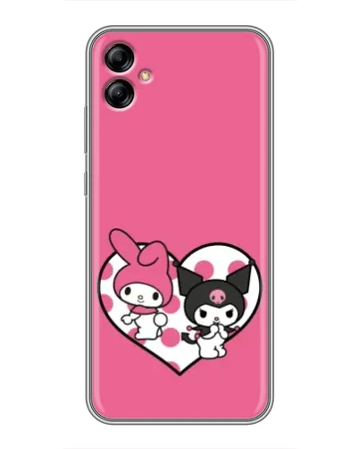 Чехол для Samsung Galaxy A04e (A042) с картинкой «Kuromi и My Melody» Чехол для Samsung Galaxy A04e (A042) с картинкой «Kuromi и My Melody»