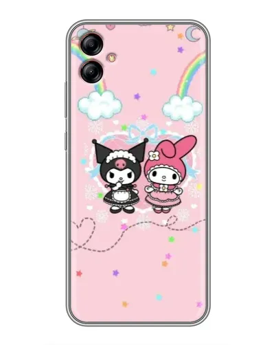 Чехол для Samsung Galaxy A04e (A042) с картинкой «My Melody и Kuromi» Чехол для Samsung Galaxy A04e (A042) с картинкой «My Melody и Kuromi»