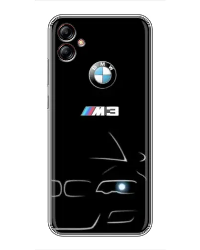 Чехол для Samsung Galaxy A04e (A042) с картинкой «Минималистичный принт BMW M3»