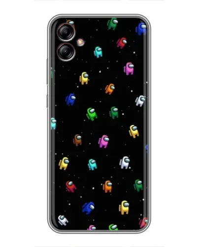 Чехол для Samsung Galaxy A04e (A042) с картинкой «Экипаж Among Us»