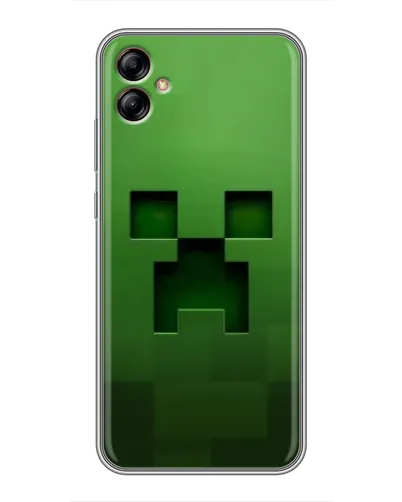 Чехол для Samsung Galaxy A04e (A042) с картинкой «Крипер микро-дизайн»