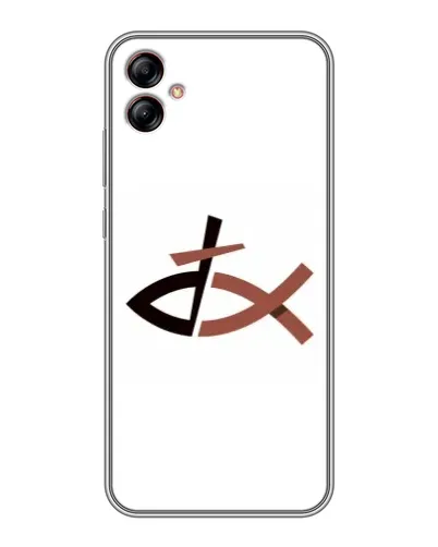 Чехол для Samsung Galaxy A04e (A042) с картинкой «Рыба и крест» Чехол для Samsung Galaxy A04e (A042) с картинкой «Рыба и крест»