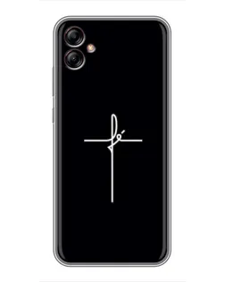 Чохол для Samsung Galaxy A04e (A042) з картинкою «Тонкий хрест»