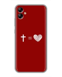 Чохол для Samsung Galaxy A04e (A042) з картинкою «Рівняння любові»